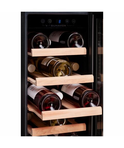 Компрессорный винный шкаф Dunavox (Венгрия) DAUF-19.58B фотографии