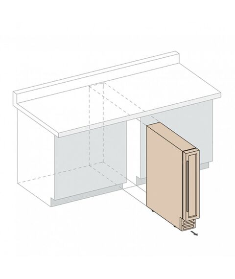 Компрессорный винный шкаф Dunavox (Венгрия) DAUF-9.22SS фотографии