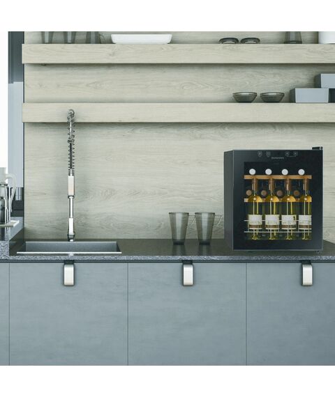 Компрессорный винный шкаф Dunavox (Венгрия) DXFH-16.46 фотографии