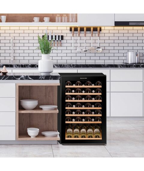 Компрессорный винный шкаф Dunavox (Венгрия) DXFH-48.130 фотографии