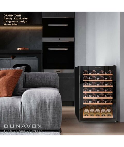 Компрессорный винный шкаф Dunavox (Венгрия) DXFH-48.130 фотографии