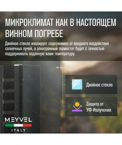 Винный шкаф Meyvel MV18-BF1 (easy) фотографии