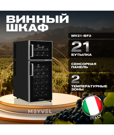 Отдельностоящий винный шкаф Meyvel MV21-BF2 (easy) фотографии