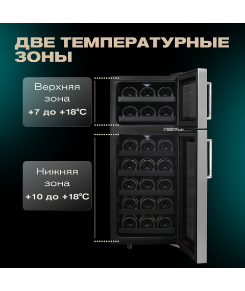 Отдельностоящий винный шкаф Meyvel MV21-BF2 (easy) фотографии