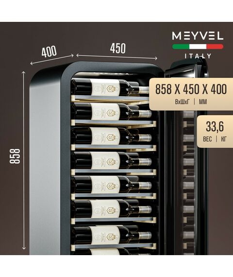 Винный шкаф Meyvel MV22-KBF1 фотографии