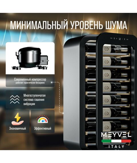 Винный шкаф Meyvel MV22-KBF1 фотографии