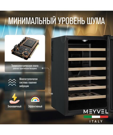 Отдельностоящий винный шкаф Meyvel MV28-BF1 (easy) фотографии