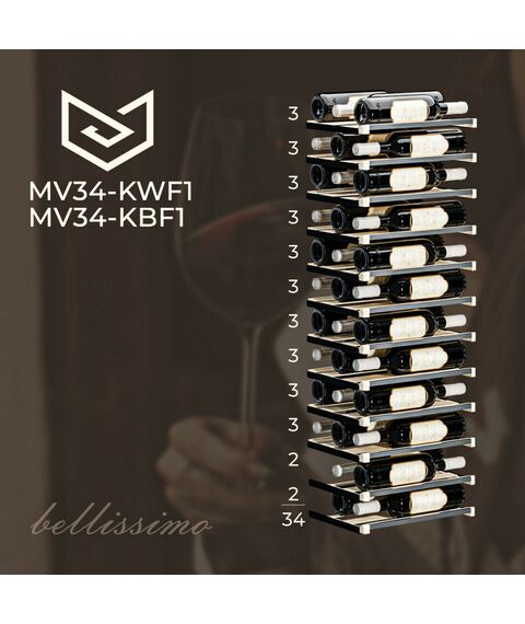 Винный шкаф Meyvel MV34-KWF1 фотографии