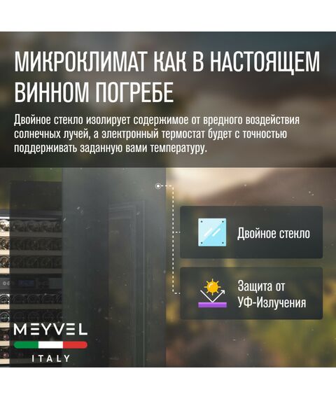 Встраиваемый винный шкаф Meyvel MV42-KBB2 фотографии
