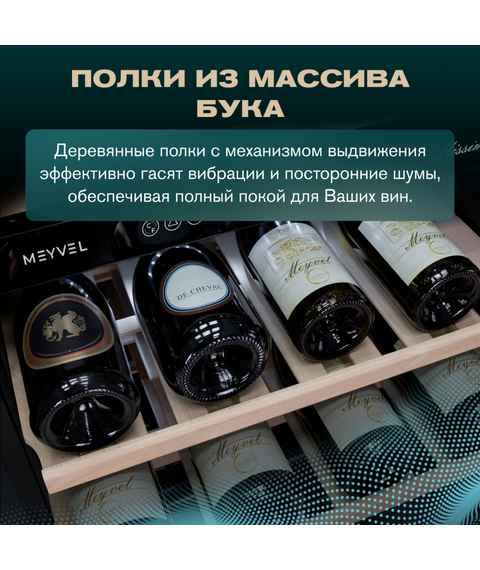 Отдельностоящий винный шкаф Meyvel MV46-KBT2 фотографии