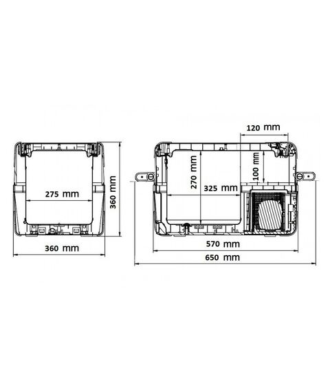 Компрессорный автохолодильник Alpicool C30 (12/24) фотографии