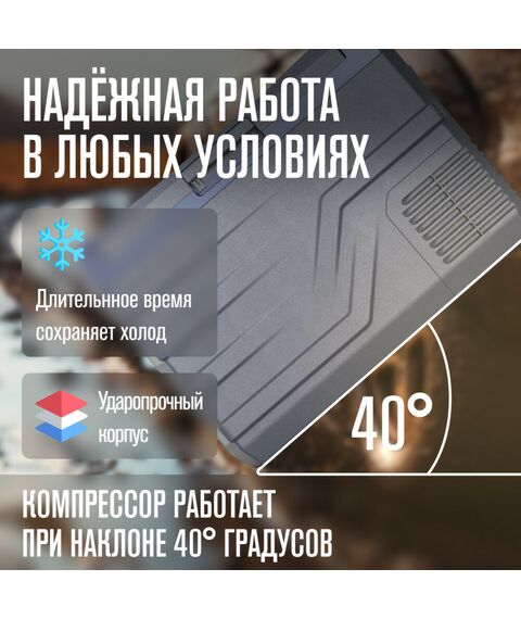 Автохолодильник Alpicool NL40 (12/24) фотографии