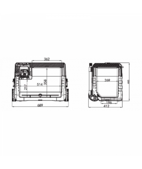 Автохолодильник Alpicool NX42 (12/24) фотографии