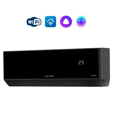 Сплит-система инверторного типа Royal Thermo RTBI-12HN8/black Barocco DC комплект фотографии