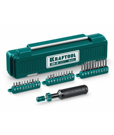 Динамометрическая отвертка KRAFTOOL 0.4-2 Нм [64034] фотографии