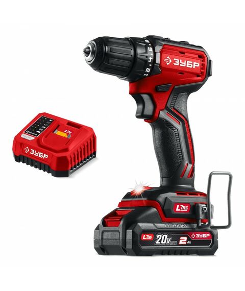 Бесщеточная дрель-шуруповерт Зубр ДБ-45-21 ЗУБР 20 В, 45 Н·м, 1 АКБ LMS (2 А·ч) фотографии
