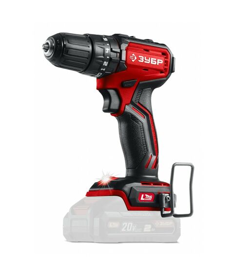 Бесщеточная ударная дрель-шуруповерт Зубр ДБУ-45 20 В, 45 Н·м, без АКБ (LMS) фотографии