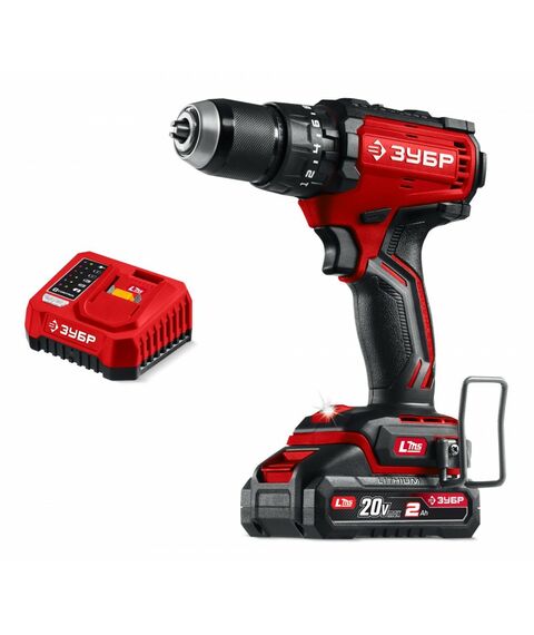Бесщеточная ударная дрель-шуруповерт Зубр ДБУ-65-21 20 В, 65 Н·м, 1 АКБ LMS (2 А·ч) фотографии