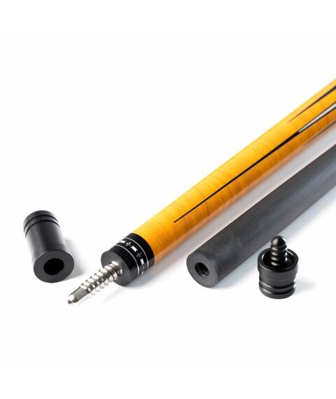 Кий / пул 2-pc Winner Carbon - 017 (черно-желтый) фотографии