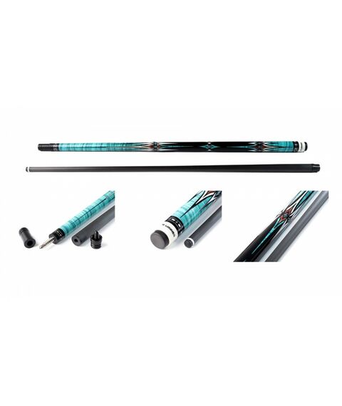 Кий / пул 2-pc Winner Carbon - 018 (черно-синий) фотографии