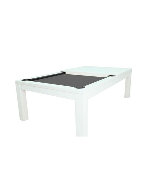 Стол / пул  Penelope 7 ф (белый) с плитой, со столешницей фотографии