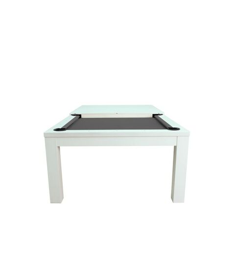 Стол / пул  Penelope 7 ф (белый) с плитой, со столешницей фотографии