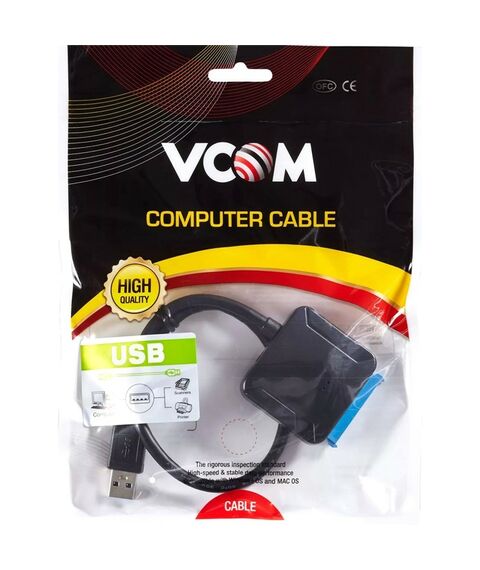 Кабель-адаптер VCOM CU816 USB3.0 -> SATA III 2.5/3.5"+SSD фотографии