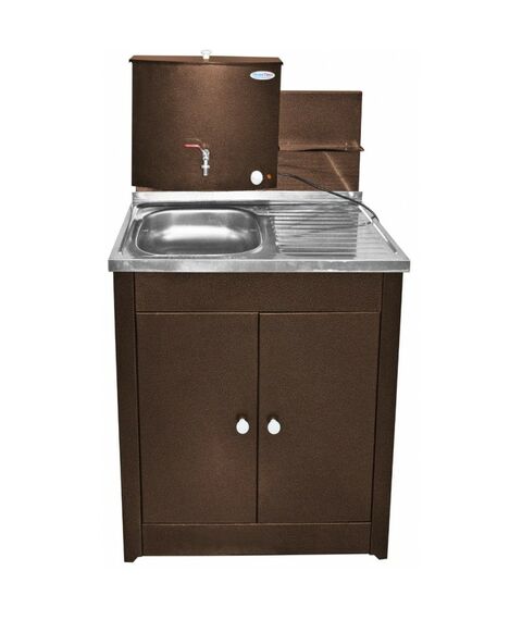 Умывальник "Акватекс" ДУЭТ (с ЭВН+мойка нерж.) медь фотографии