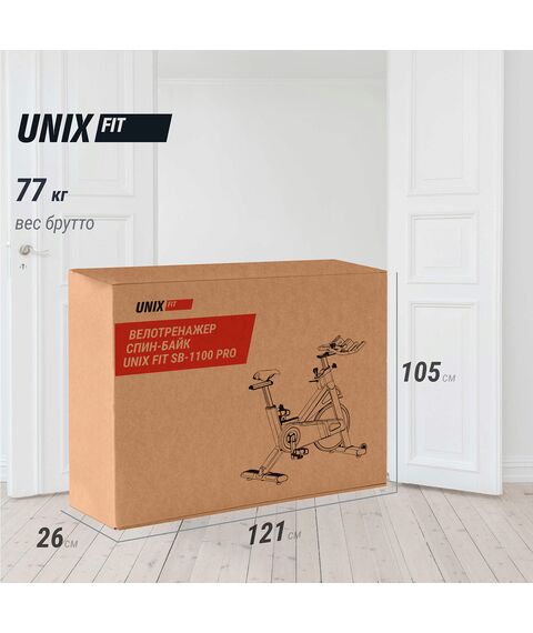 Велотренажер Спин-байк UNIX Fit SB-1100 PRO фотографии