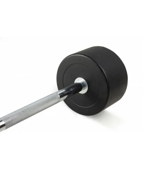 Штанга неразборная обрезиненная VictoryFit VF-DX4350 35 кг, прямой гриф фотографии