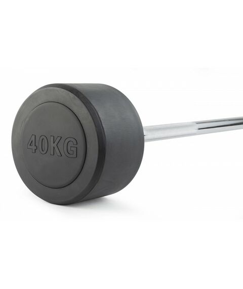 Штанга неразборная обрезиненная VictoryFit VF-DX4400 40 кг, прямой гриф фотографии