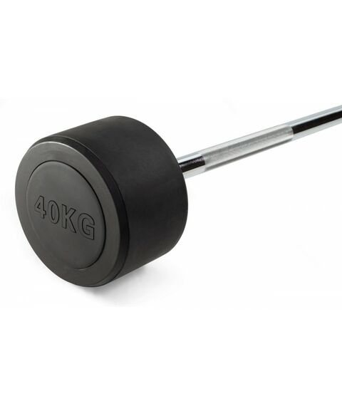 Штанга неразборная обрезиненная VictoryFit VF-DX4400 40 кг, прямой гриф фотографии