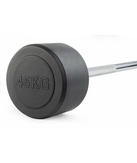 Штанга неразборная обрезиненная VictoryFit VF-DX4450 45 кг, прямой гриф фотографии