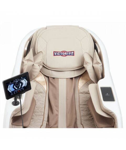 Массажное кресло VictoryFit VF-M91 white звездно-белый фотографии