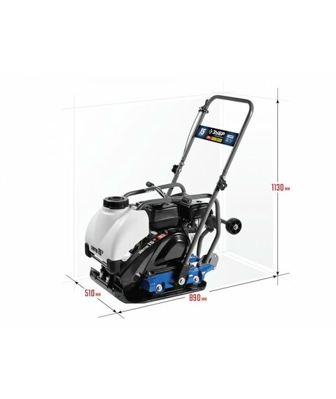 Виброплита бензиновая Зубр ЗВПБ-15 А 15 кН, Профессионал фотографии