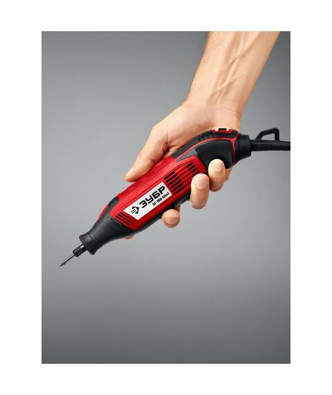 Набор мини-насадок с гравером Зубр ЗГ-160-H245 245 предметов, 160 Вт фотографии