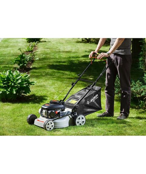 Газонокосилка бензиновая Зубр ГКБ-400 400 мм 4 л.с. фотографии