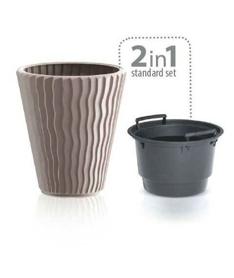 Кашпо: Кашпо для цветов  Sandy DBSP400-7529U 2 предмета фотографии