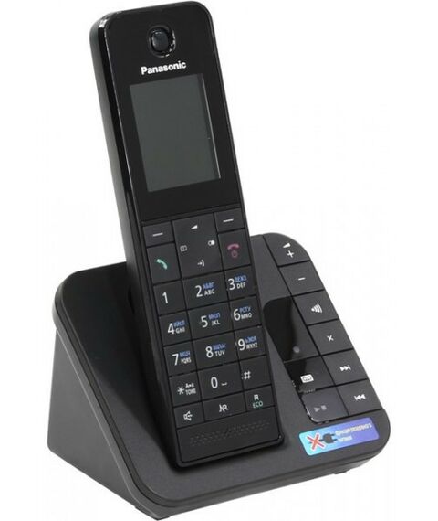 Радиотелефоны DECT: Радиотелефон Panasonic KX-TGH220RUB Black трубка с ЖК диспл., DECT, а/отв фотографии