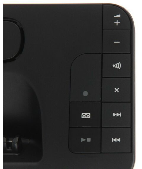 Радиотелефоны DECT: Радиотелефон Panasonic KX-TGH220RUB Black трубка с ЖК диспл., DECT, а/отв фотографии