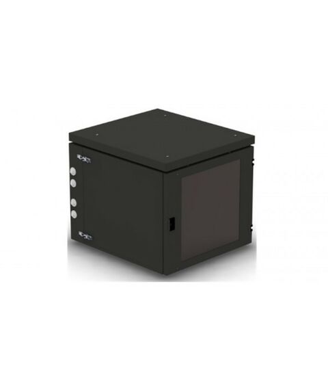 Шкафы и стойки: Шкаф NT WALLBOX IP55 18-66 B 19" настенный, пылевлагозащищенный, чёрный, 18U 600*660, дверь цельнометалл фотографии