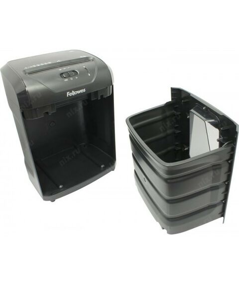 Уничтожители документов: Уничтожитель бумаги Fellowes Shredder PowerShred 12C 4х40мм, 12 листов, 224мм [CRC71201] фотографии