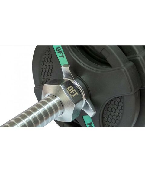 Аксессуары для тренажеров: Замки для пауэрлифтинг грифа премиальные Original FitTools FT-CLWPB пара фотографии