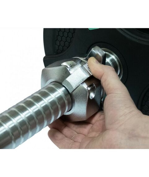 Аксессуары для тренажеров: Замки для пауэрлифтинг грифа премиальные Original FitTools FT-CLWPB пара фотографии