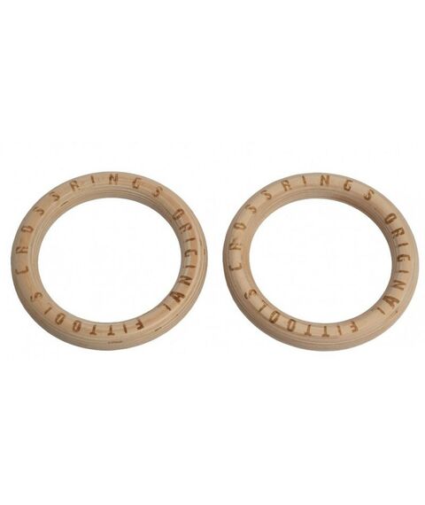 Турники и брусья: Кольца гимнастические Original FitTools FT-CROSSRINGS Максимальная нагрузка 330 кг фотографии