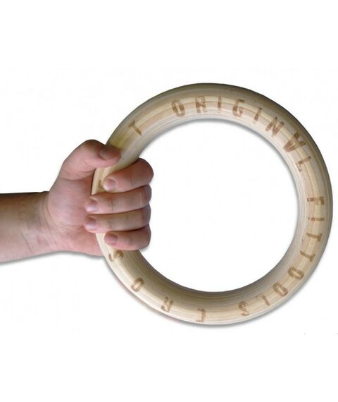 Турники и брусья: Кольца гимнастические Original FitTools FT-CROSSRINGS Максимальная нагрузка 330 кг фотографии