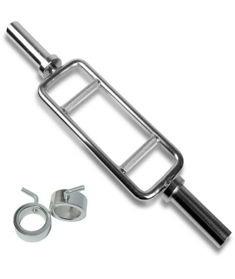 Грифы для штанги: Гриф параллелельный хват DFC OB47-Z 34", замок-втулка фотографии