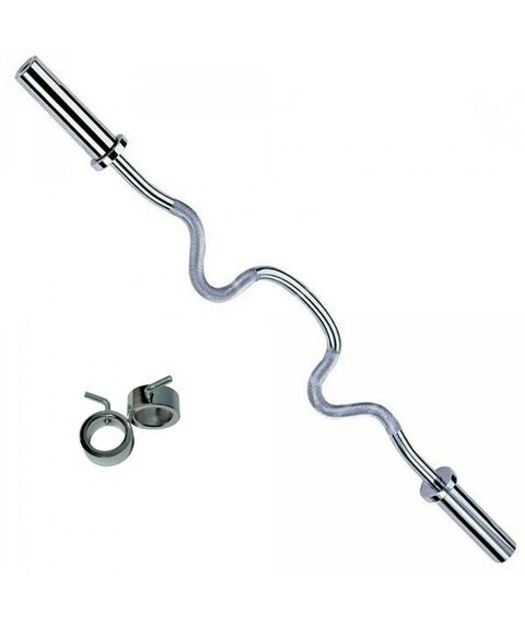 Грифы для штанги: Гриф EZ-образный DFC OB47G-50 47", замок-втулка фотографии