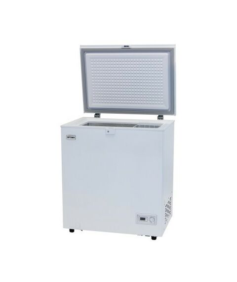 Морозильные камеры: Морозильный ларь OPTIMA BD-155WLG общий объем 155 л, одна корзина, цвет белый фотографии