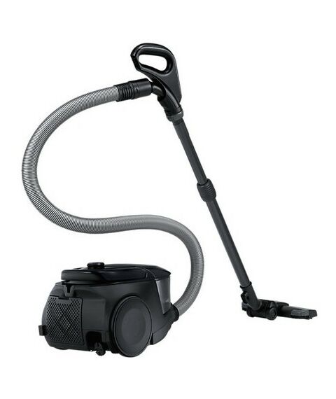 Пылесосы: Пылесос Samsung VC18M3160VG 1800/380 Вт, тёмный титан 2 л, управление на ручке, НЕРА11, турбощетка фотографии